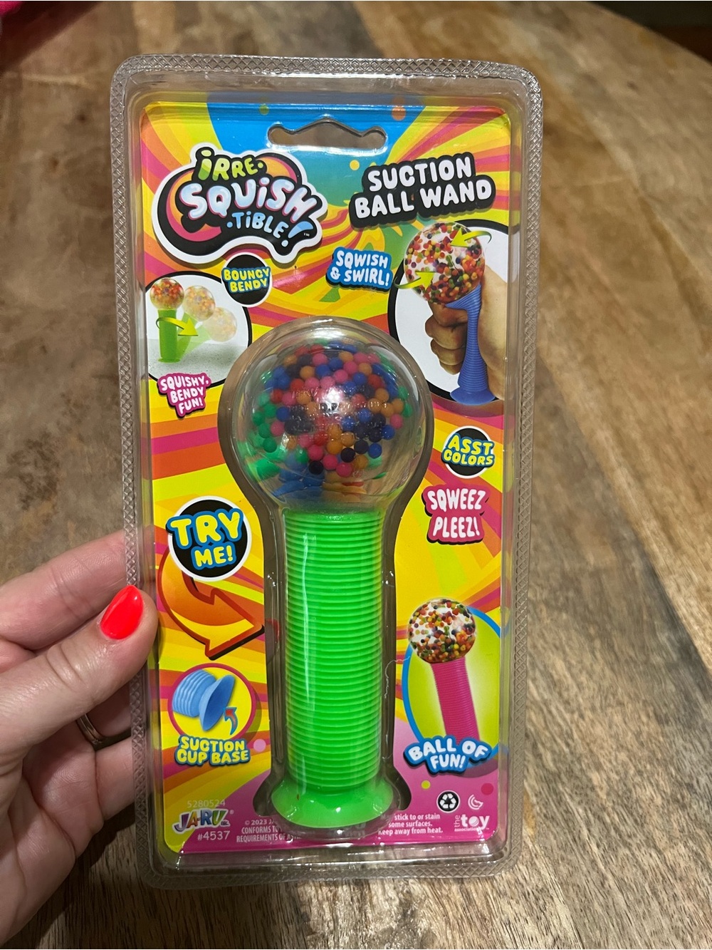 Suction Ball Wand Kids Toy - Bright Green -